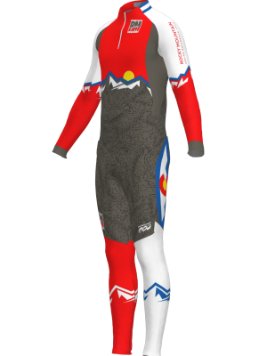 Podiumwear Men's Gold Two-Piece Race Suit