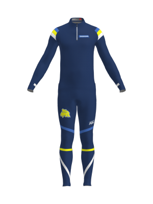 Podiumwear Men's Gold Two-Piece Race Suit