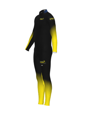 Podiumwear Men's Gold Two-Piece Race Suit