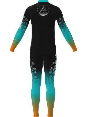 Podiumwear Men's Gold Two-Piece Race Suit