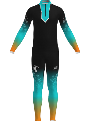 Podiumwear Men's Gold Two-Piece Race Suit