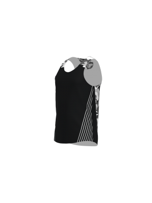 Podiumwear Men's Singlet (Nordic Skiing) Side View