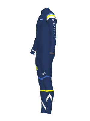 Podiumwear Men's Gold Two-Piece Race Suit