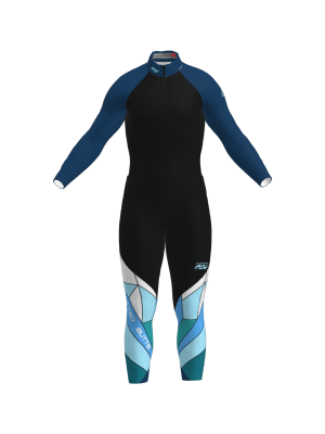 Podiumwear Nordic Child's Two-Piece Race Suit (Nordic Skiing) Front View