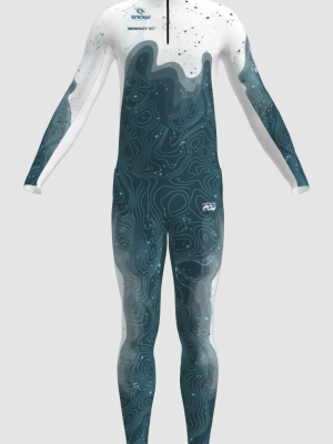 Podiumwear Men's Gold Two-Piece Race Suit