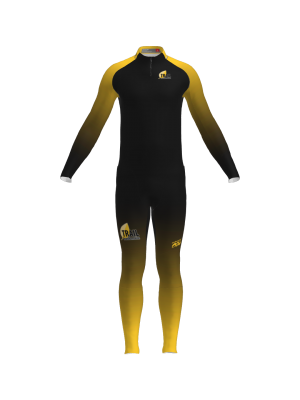 Podiumwear Men's Gold Two-Piece Race Suit