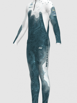 Podiumwear Men's Gold Two-Piece Race Suit