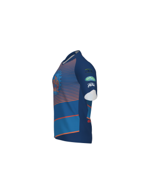 Podiumwear Men's Silver Short Sleeve MTB Jersey - New Fabric 2025!