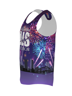 Podiumwear Men's Singlet (Nordic Skiing) Side View