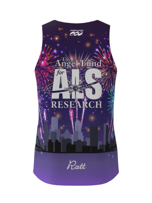 Podiumwear Men's Singlet (Nordic Skiing) Back View