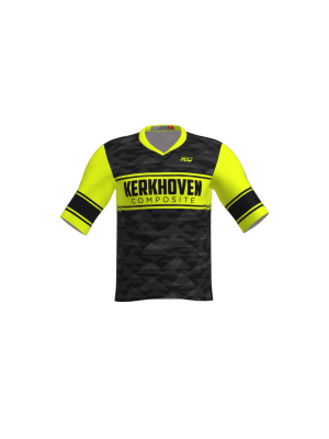 Podiumwear Men's Loose Fit Short Sleeve MTB Jersey - New Fabric 2025!