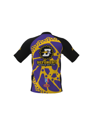 Podiumwear Men's Silver Short Sleeve MTB Jersey - New Fabric 2025!