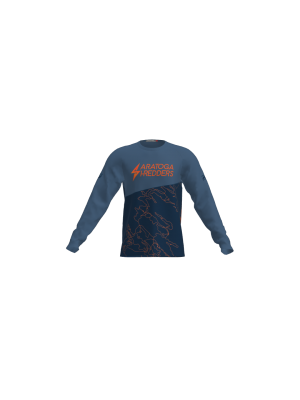 Podiumwear Unisex Silver Long Sleeve Tech Tee - New Fabric 2025!