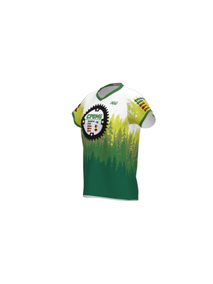 Podiumwear Women's Silver Short Sleeve MTB Jersey - NEW FABRIC 2025!
