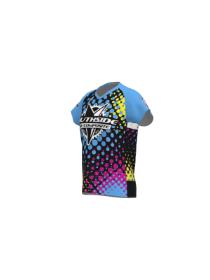 Podiumwear Women's Silver Short Sleeve MTB Jersey - NEW FABRIC 2025!