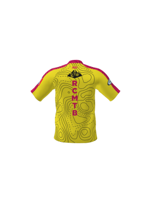 Podiumwear Men's Silver Short Sleeve MTB Jersey - New Fabric 2025!