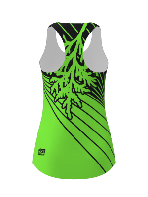 Podiumwear Women's Singlet (Nordic Skiing) Back View