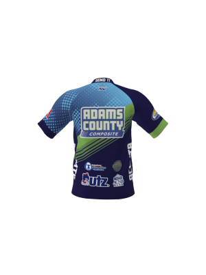 Podiumwear Men's Silver Short Sleeve MTB Jersey - New Fabric 2025!