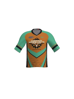 Podiumwear Men's Loose Fit Short Sleeve MTB Jersey - New Fabric 2025!