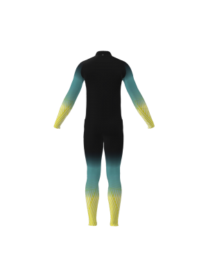 Podiumwear Men's Gold Two-Piece Race Suit