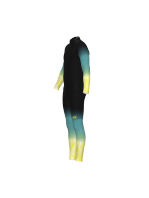 Podiumwear Men's Gold Two-Piece Race Suit