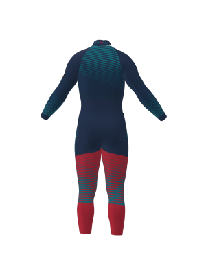 Podiumwear Nordic Child's Two-Piece Race Suit (Nordic Skiing) Back View