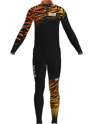 Podiumwear Men's Gold Two-Piece Race Suit