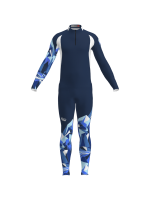 Podiumwear Men's Gold Two-Piece Race Suit