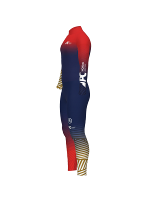Podiumwear Unisex Gold One-Piece Race Suit
