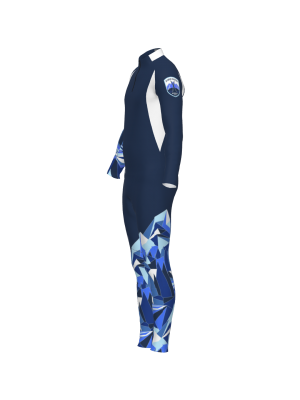 Podiumwear Men's Gold Two-Piece Race Suit