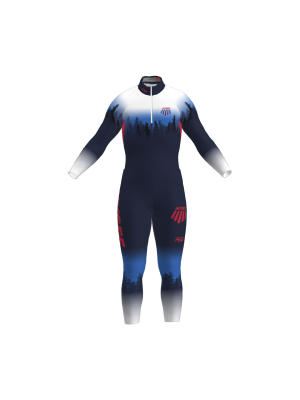 Podiumwear Nordic Child's Two-Piece Race Suit (Nordic Skiing) Front View