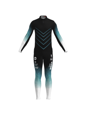 Podiumwear Men's Gold Two-Piece Race Suit