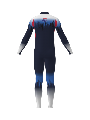 Podiumwear Men's Gold Two-Piece Race Suit
