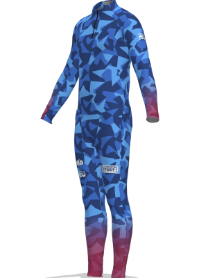 Podiumwear Men's Gold Two-Piece Race Suit