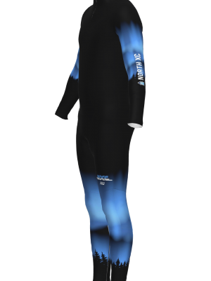 Podiumwear Men's Gold Two-Piece Race Suit