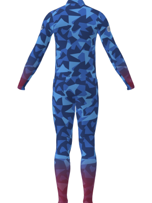 Podiumwear Men's Gold Two-Piece Race Suit