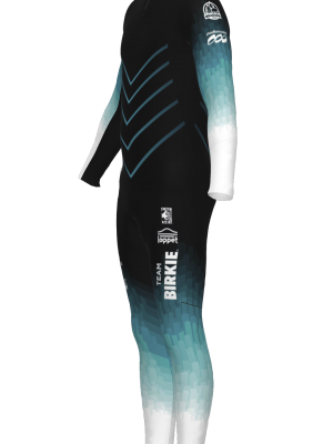 Podiumwear Men's Gold Two-Piece Race Suit