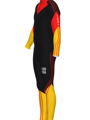 Podiumwear Men's Gold Two-Piece Race Suit