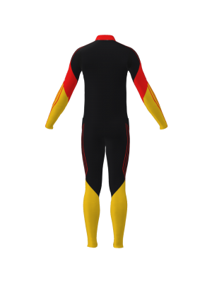 Podiumwear Men's Gold Two-Piece Race Suit