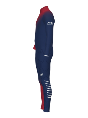 Podiumwear Men's Gold Two-Piece Race Suit