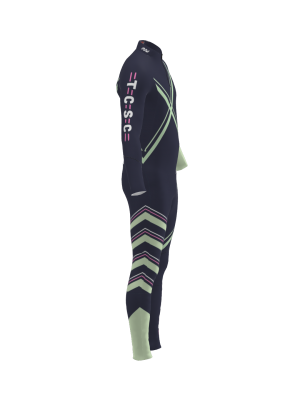 Podiumwear Men's Gold Two-Piece Race Suit