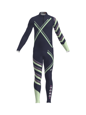Podiumwear Men's Gold Two-Piece Race Suit