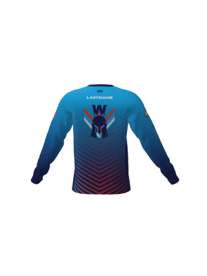 Podiumwear Unisex Silver Long Sleeve Tech Tee - New Fabric 2025!
