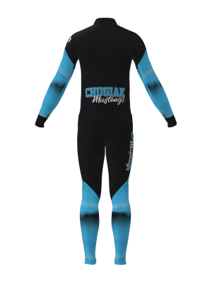 Podiumwear Men's Gold Two-Piece Race Suit