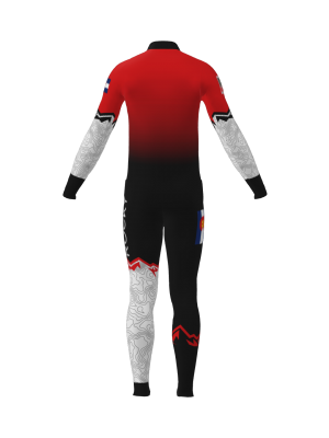 Podiumwear Men's Gold Two-Piece Race Suit