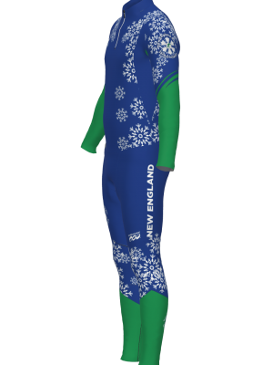 Podiumwear Men's Gold Two-Piece Race Suit