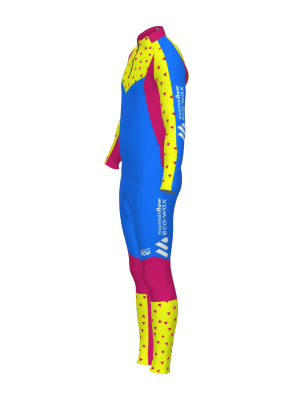 Podiumwear Men's Gold Two-Piece Race Suit
