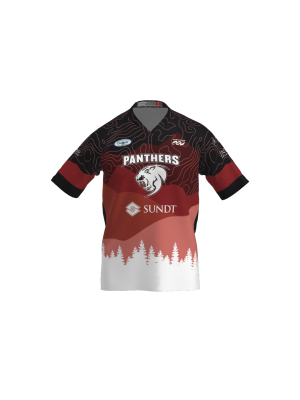 Podiumwear Men's Silver Short Sleeve MTB Jersey - New Fabric 2025!