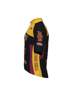 Podiumwear Men's Gold Full Zip Jersey