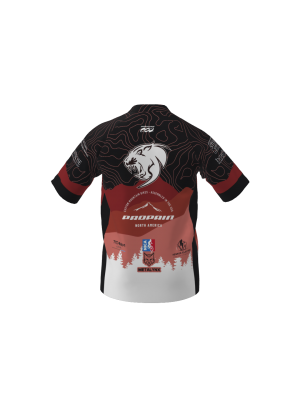 Podiumwear Men's Silver Short Sleeve MTB Jersey - New Fabric 2025!